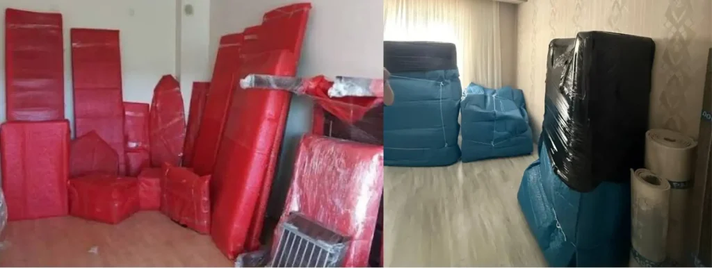 dikmen evden eve nakliyat profesyonel paketlenmiş eşyalar.